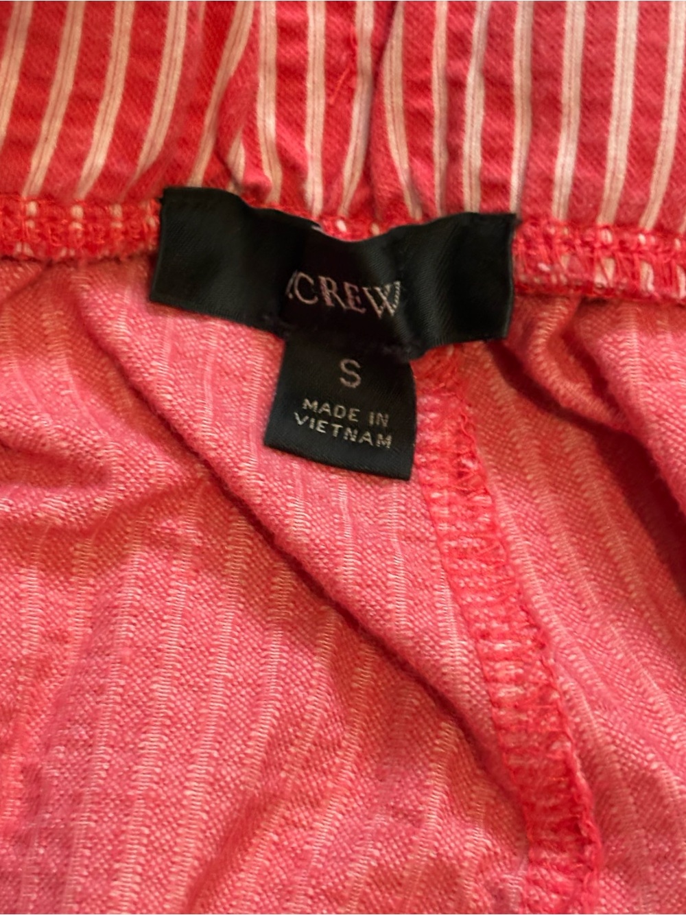 J.Crew Seersucker Wide Leg Pants S - Picture 3 of 4